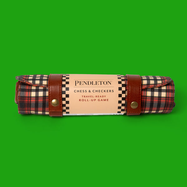 Pendleton Reisespiel “Chess & Checkers” | Kompaktes Strategiespiel | Pendleton