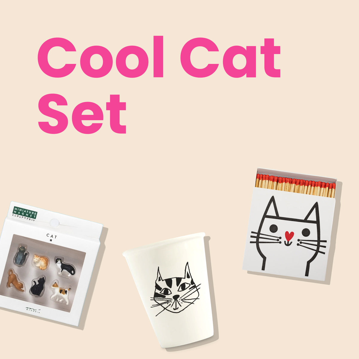 SCHEE Cool Cat Set | Schöne Dinge für Katzenfreunde