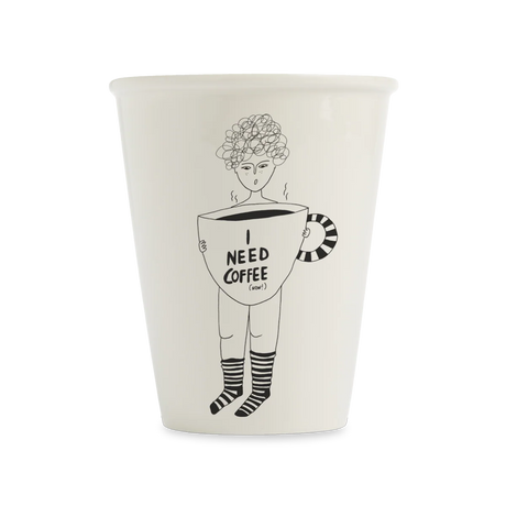 helen b Design Mug “Coffee Now” | Für alle Kaffee-Notfälle | helen b
