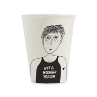helen b Design Mug “Not a Morning Person” | Statement für Morgenmuffel | helen b