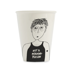 helen b Design Mug “Not a Morning Person” | Statement für Morgenmuffel | helen b