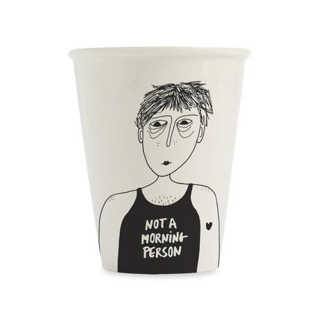 helen b Design Mug “Not a Morning Person” | Statement für Morgenmuffel | helen b