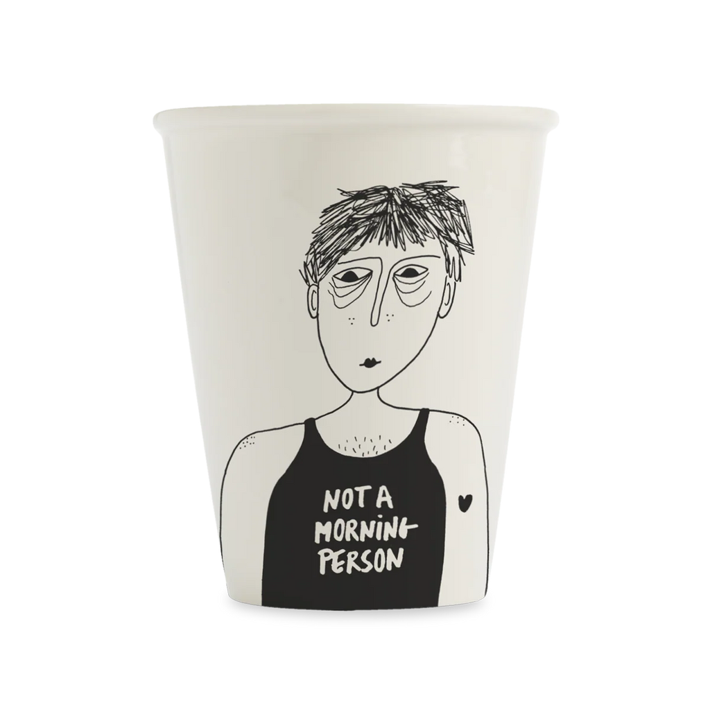 helen b Design Mug “Not a Morning Person” | Statement für Morgenmuffel | helen b