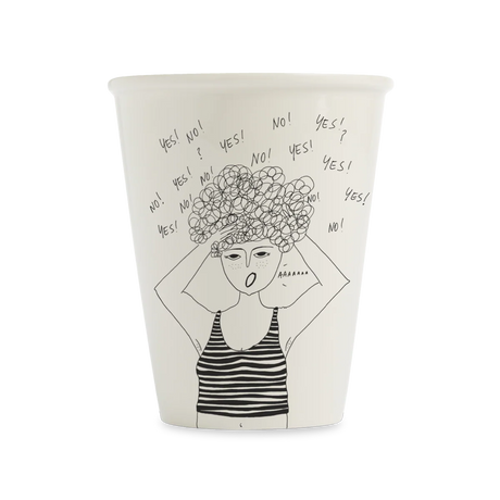 helen b Design Mug “Overthinking” | Für alle, die zu viel denken | helen b