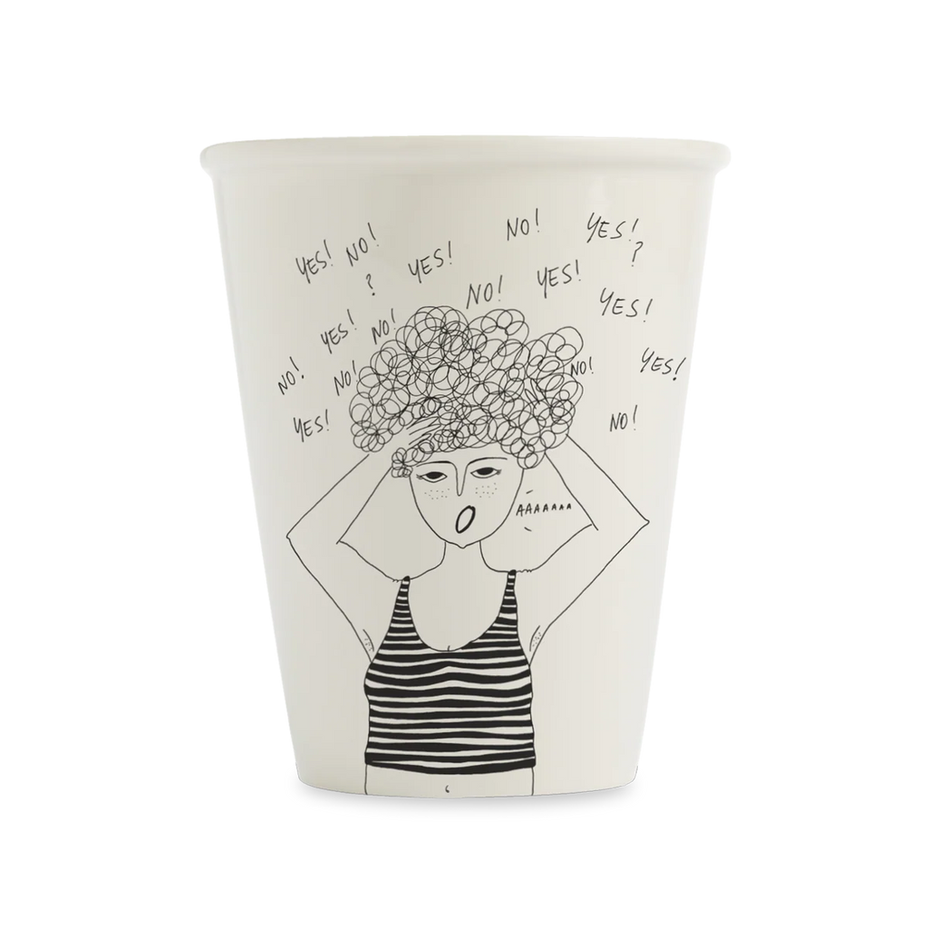 helen b Design Mug “Overthinking” | Für alle, die zu viel denken | helen b