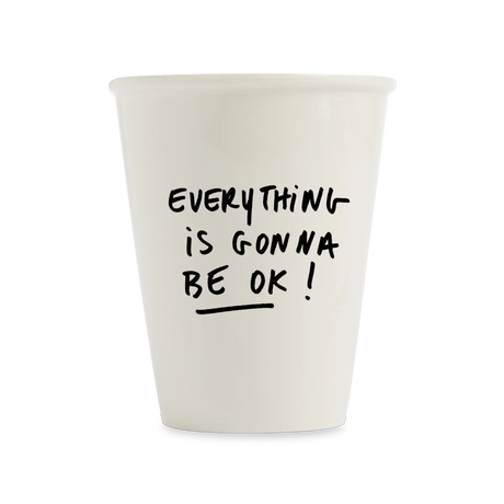 helen b Design Mug “Everything Is Gonna Be Ok” | Statement Becher | helen b