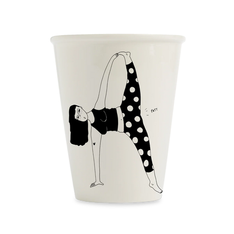 helen b Design Mug “Yoga Fart” | Humorvolles Design | helen b