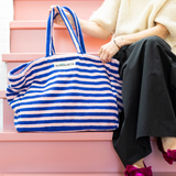 BONGUSTA Weekendbag "Naram Dazzling Blue & Rose" | BONGUSTA