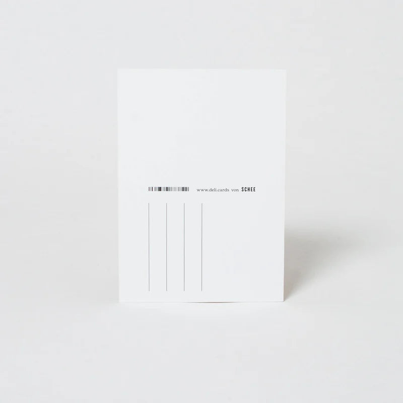 Deli Cards Postkarte "Mazel Tov" | Besondere Karte für jeden Anlass