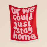 Textilwerk Decke „Stay Home“ (150x200cm) | Textilwerk | Gemütliche Decke