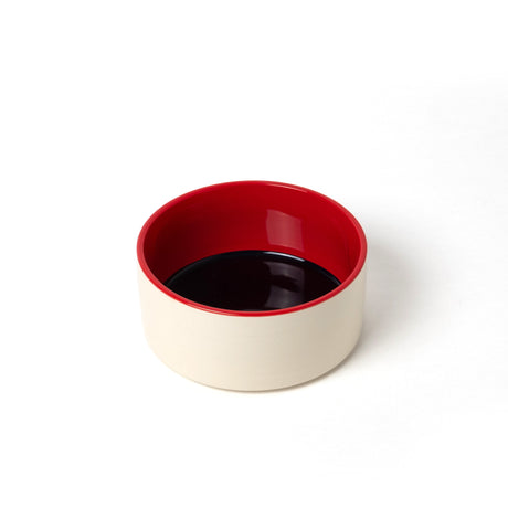 HAY Futternapf „Small White & Red“ | Kompakt & praktisch | HAY Dogs