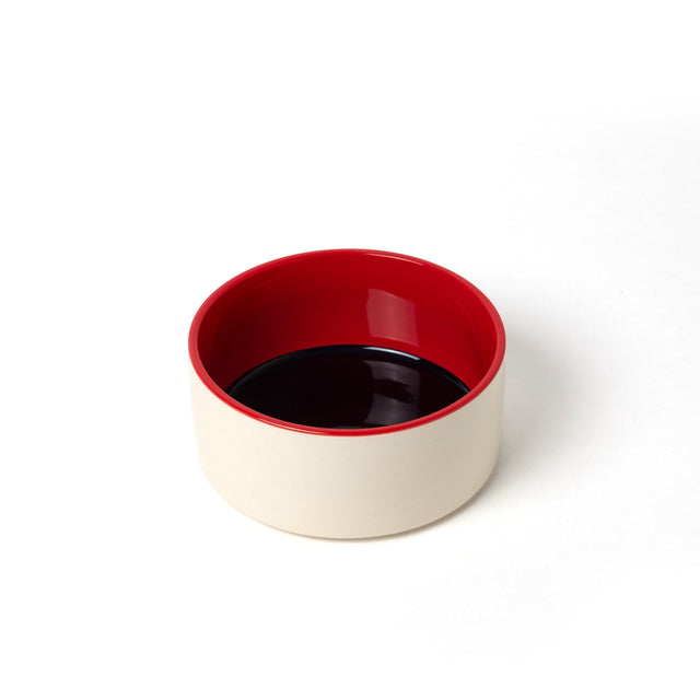 HAY Futternapf „Small White & Red“ | Kompakt & praktisch | HAY Dogs