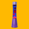 Fisura Lava Lampe Fisura "Tower" | Gradient Purple | Farbspiel & Nostalgie