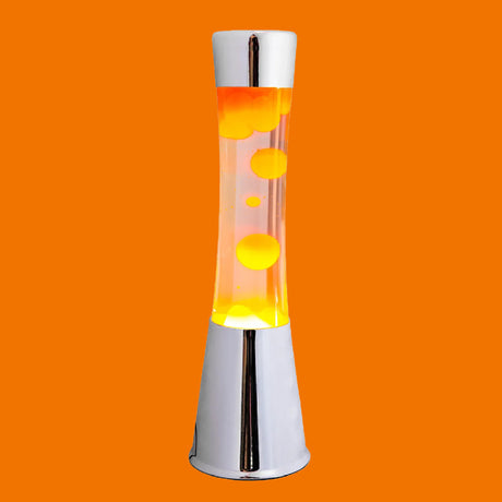 Fisura Lava Lampe “Tower Orange” | Wärmt Herz & Style | Fisura
