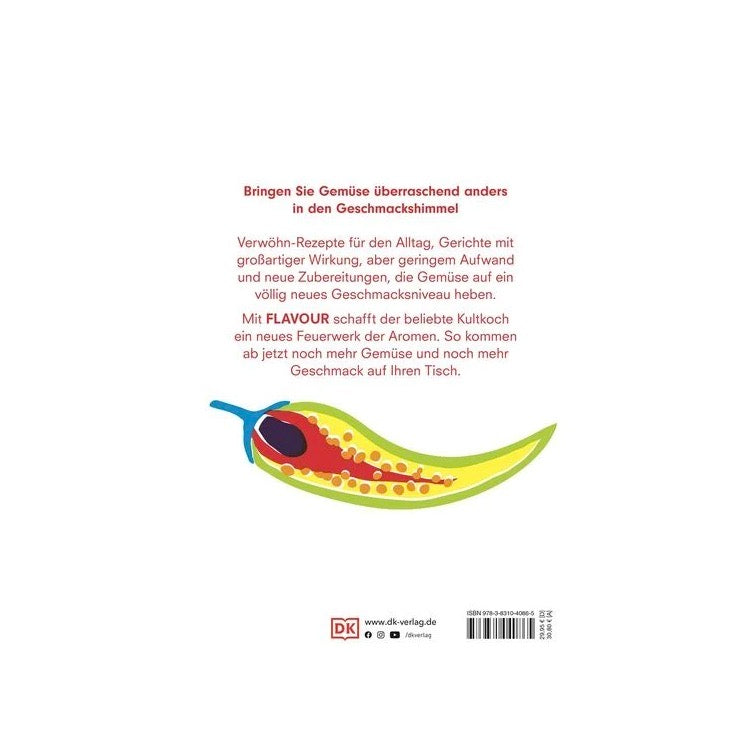 Dorling Kindersley Kochbuch "Flavour" vom DK Verlag | Innovative Gemüsegerichte von Ottolenghi