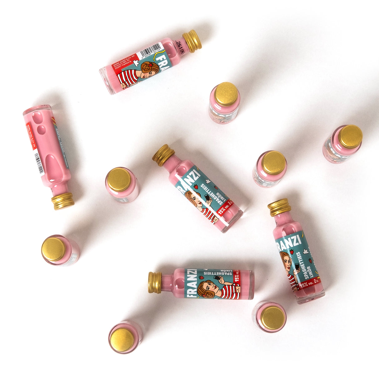 FRANZI Likör Likör “Franzi Spaghettieis” 20 ml | Cremelikör 15 % Vol. | FRANZI Likör