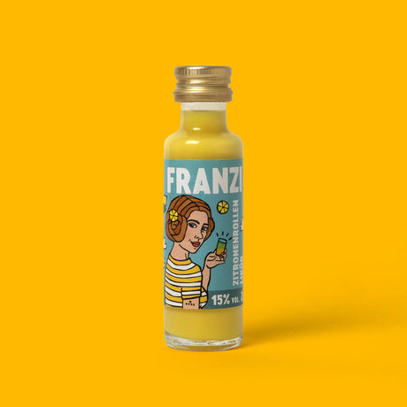 FRANZI Likör Likör “Franzi Zitronenrolle” 20 ml | Cremelikör 15 % Vol. | FRANZI Likör
