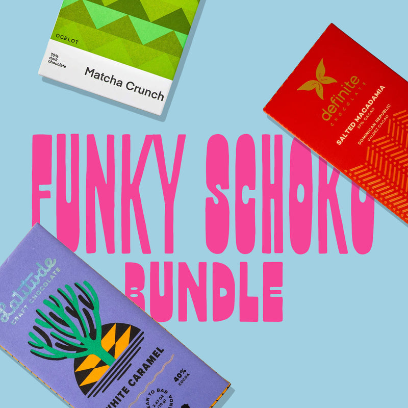SCHEE Funky Schoko Bundle | Außergewöhnliche Schokolade zum Probieren