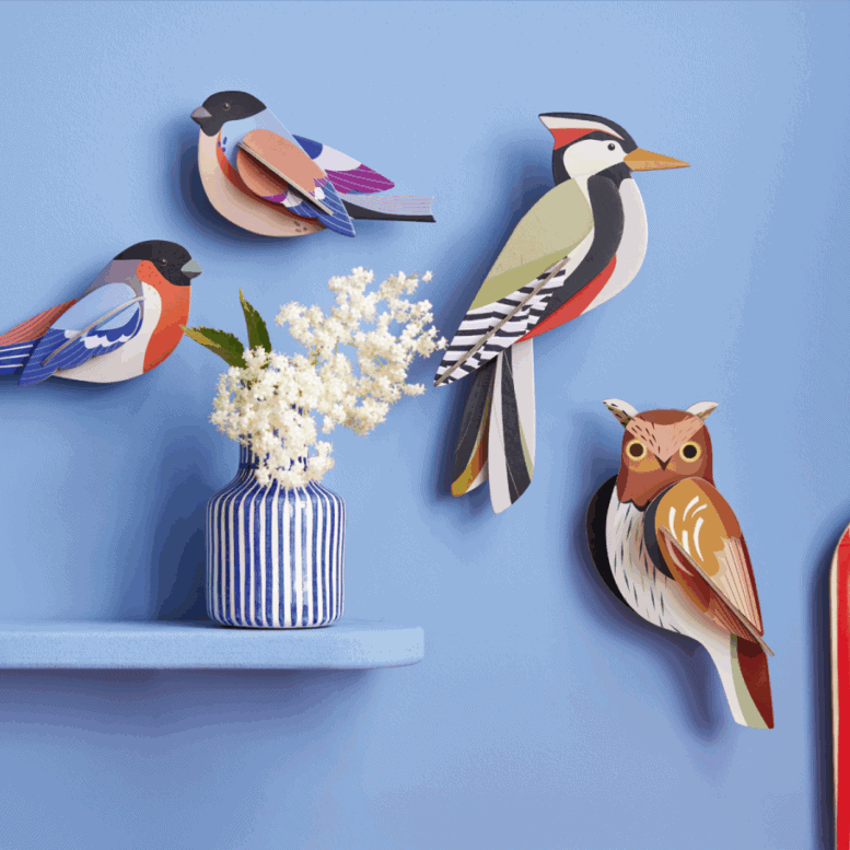 studio ROOF Wanddeko studio ROOF “Tawny Owl” | Eulendeko aus Karton