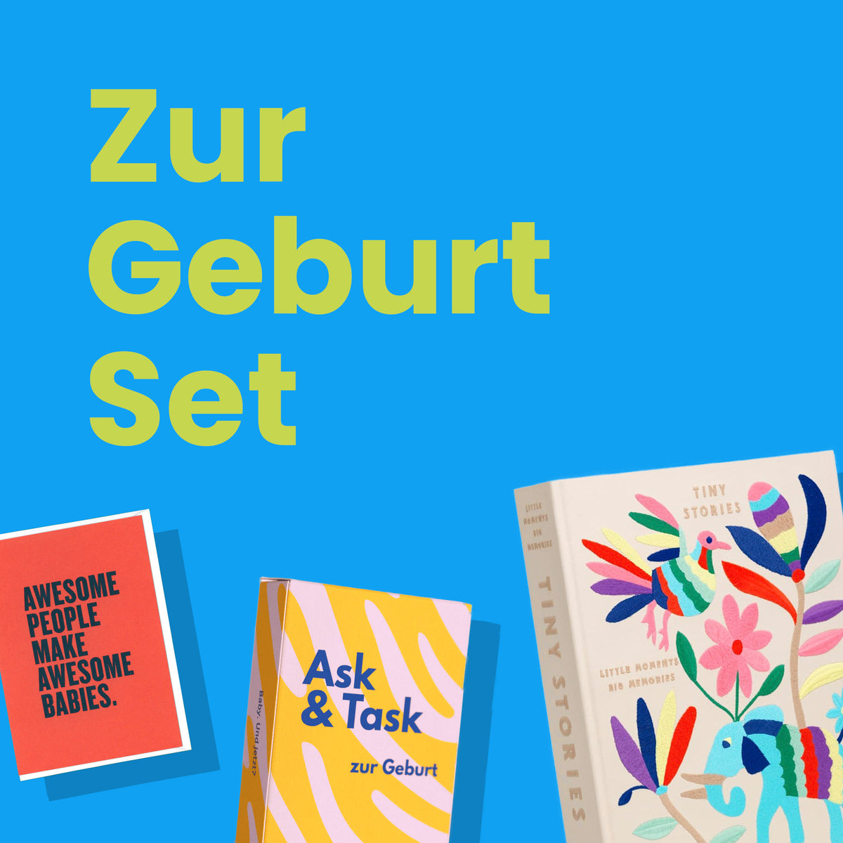 Geschenkset zur Geburt | Erinnerungen für frischgebackene Eltern