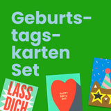 Geburtstagskarten-Bundle | 20 lustige & besondere Postkarten