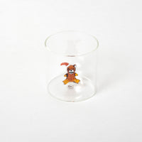 WD Lifestyle Glas “Weihnachten” (250ml) | Festlicher Teddybär | WD Lifestyle