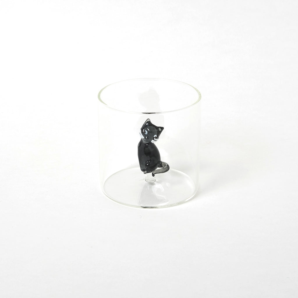 WD Lifestyle Glas “Katze” (250ml) | Miau trifft Design | WD Lifestyle