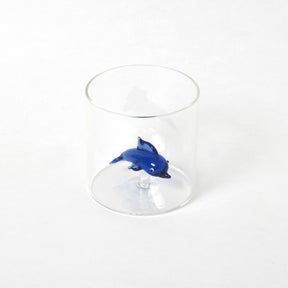 WD Lifestyle Glas “Delphin” (250ml) | Meeresfreude im Glas | WD Lifestyle