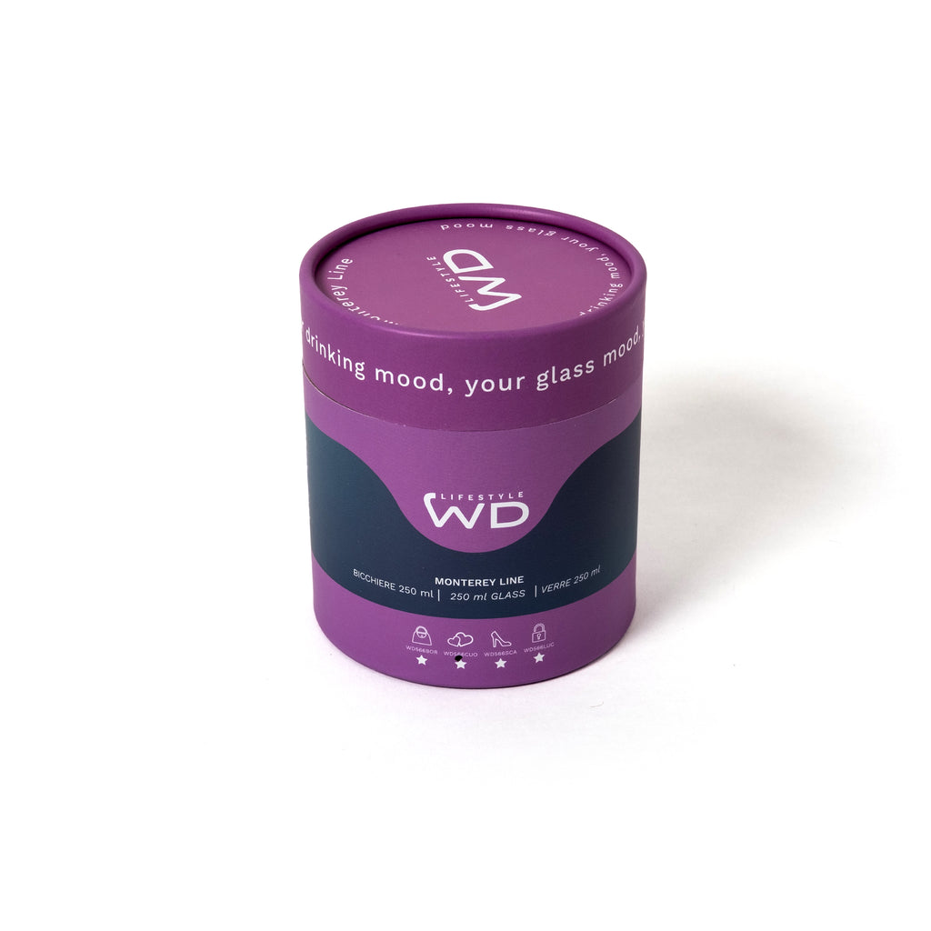 WD Lifestyle Glas “Herzen” (250ml) | Mit ganz viel Liebe | WD Lifestyle