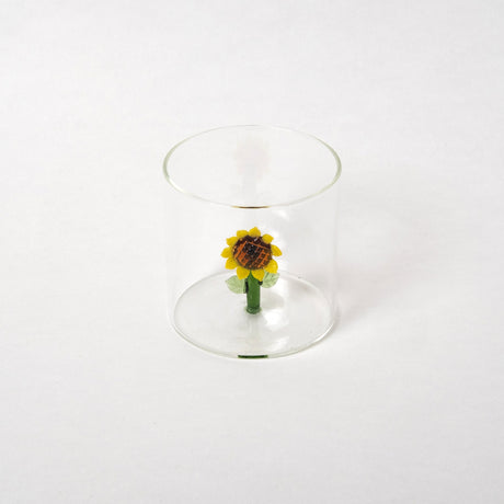 WD Lifestyle Glas “Sonnenblume” (250ml) | Sommerlaune pur | WD Lifestyle