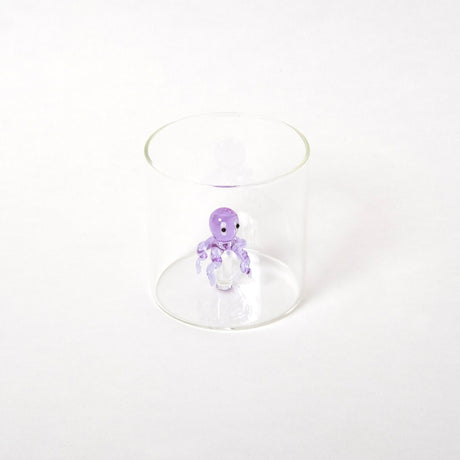 WD Lifestyle Glas “Octopus” (250ml) | Tiefseelook in Pink | WD Lifestyle