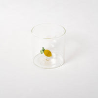 WD Lifestyle Glas “Zitrone” (250ml) | Spritziger Trinkspaß | WD Lifestyle