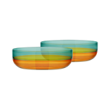 Remember Glasschalen “Amber” (2er Set) | Gelbes Retrodesign | Remember