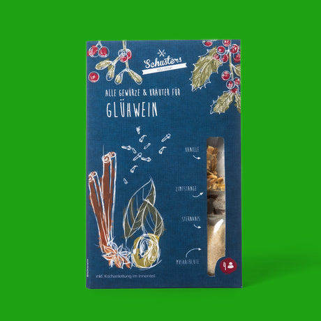 Schusters Würzerei Gewürzmischung “Glühwein” | Für winterlichen Glühwein | Schusters Würzerei