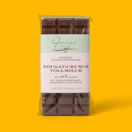 Confiserie Gmeiner Schokolade “Nougat Crunch” Vollmilch | Confiserie Gmeiner