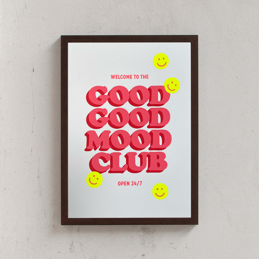Edition SCHEE Good Good Mood Club (Din A3) wenge