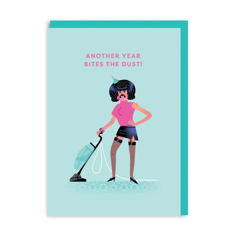 Ohh Deer Grußkarte Ohh Deer "Another Year bites the Dust" | Recycling-Papier