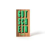 SCHEE Holzgutschein