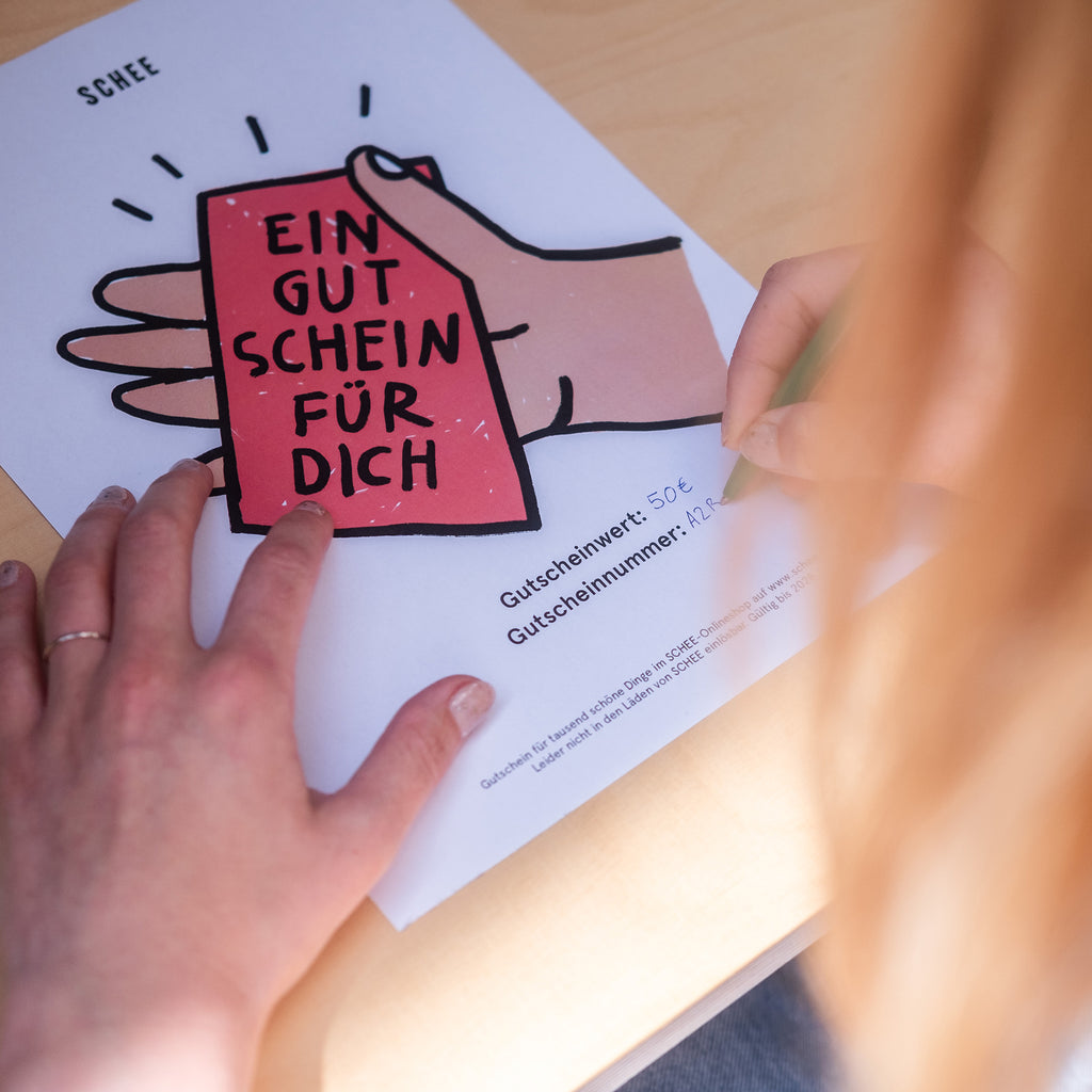 SCHEE Last Minute Gutschein zum Selbstausdrucken