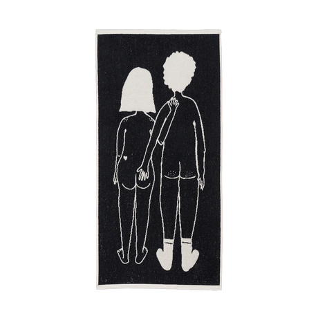 helen b Handtuch “Naked Couple Back” 50x100 cm | Design Handtuch | helen b