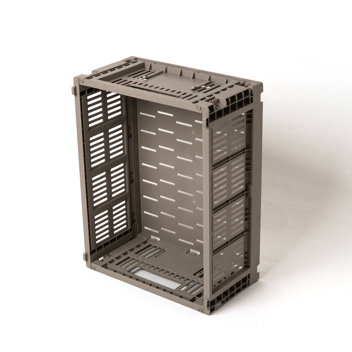 HAY Faltbox „Colour Crate Medium Warm Grey“ | Schlicht & funktional | HAY