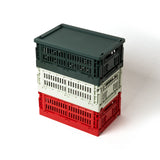 HAY Deckel „Faltbox Small Dark Green“ | Zeitlos kombiniert | HAY