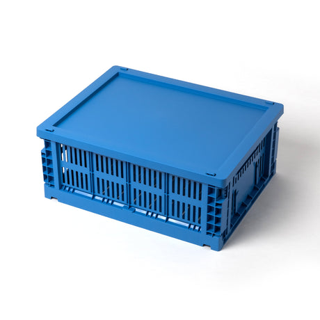 HAY Deckel „Faltbox Medium Electric Blue“ | Frischer Akzent | HAY