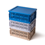 HAY Deckel „Faltbox Medium Electric Blue“ | Frischer Akzent | HAY
