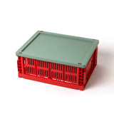 HAY Deckel „Faltbox Medium Sage Green“ | Schön ergänzt | HAY