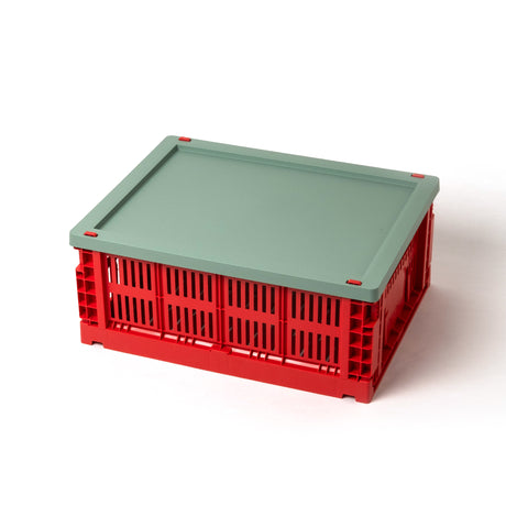 HAY Deckel „Faltbox Medium Sage Green“ | Schön ergänzt | HAY