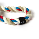 HAY Hundespielzeug „Rope Toy Red, Turquoise & Off-White“ | zum Spielen | HAY Dogs