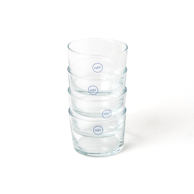 HAY Glas „Small Clear“ 4 Stk. | 4er Set | Fein & minimal | HAY