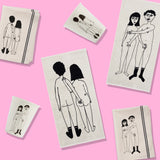 helen b Naked Couple Bundle | Illustrationen für Küche, Bad & Alltag