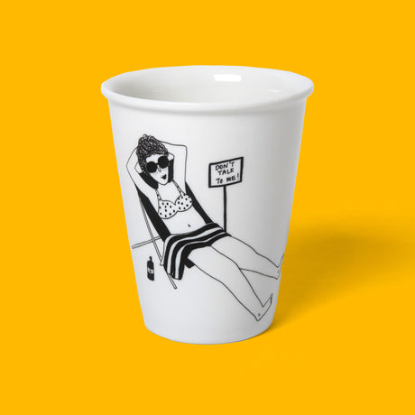 helen b Becher Helen B “Don’t Talk to Me” | Weiß Keramik | Frech & Witzig